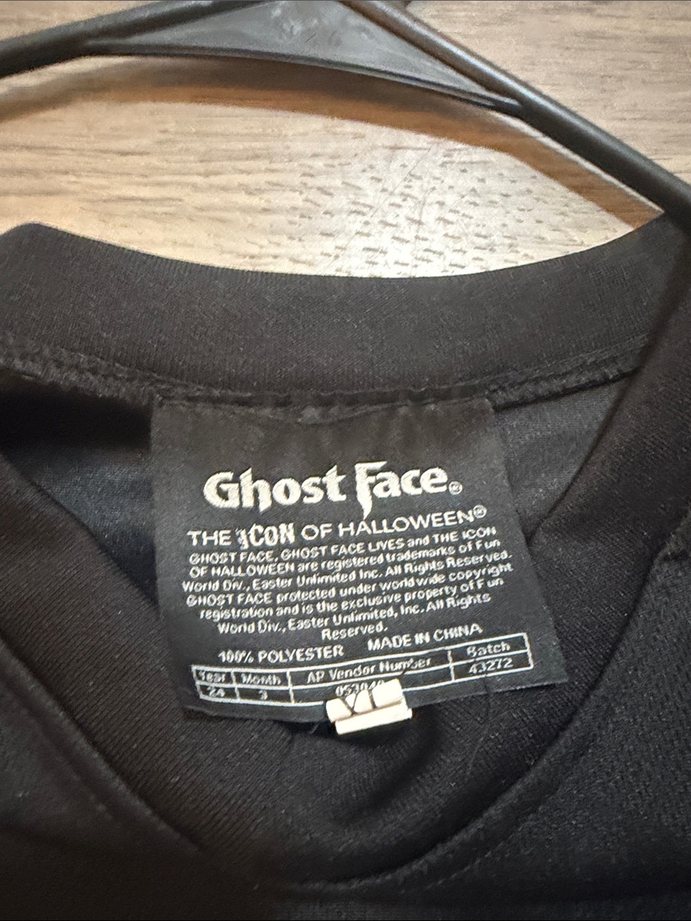 Officially Licensed Scream Ghost Face 96 Hockey Jersey- Horror Icon Graphic - Picture 2 of 5